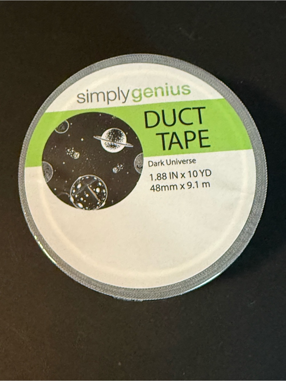 Simply Genius Dark Universe Duct Tape- With Extras!